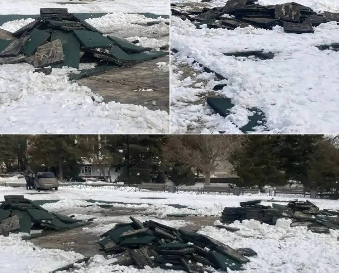 В Ростове неизвестные демонтировали и вывезли детскую игровую площадку