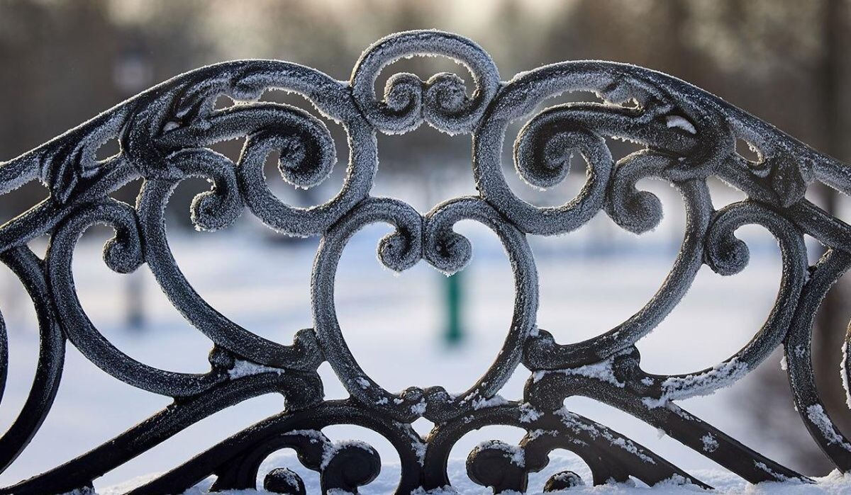     Забор во льду. Источник: mos ru Автор фото: Пресс-служба Мэра и Правительства Москвы