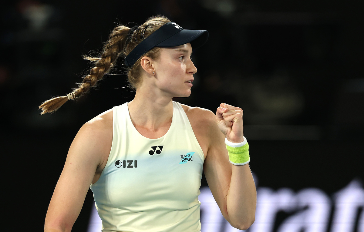    Елена Рыбакина  Phil Walter/Getty Images