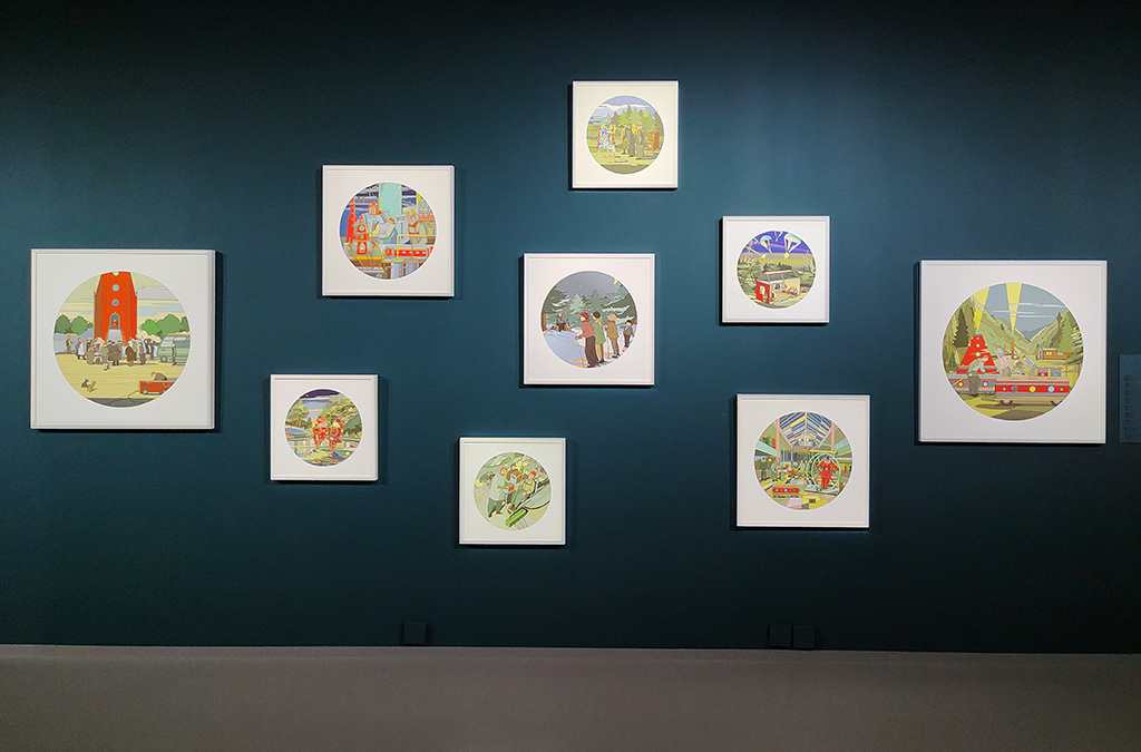 Владимир Григ. Серия "Абсолютное счастье 60-х", 2009-2010. Бумага. принт. Источник https://galik-123.livejournal.com/1299371.html