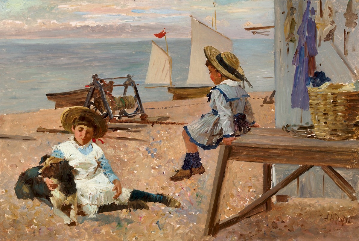 Александр Марк Росси, "Летний день на пляже"