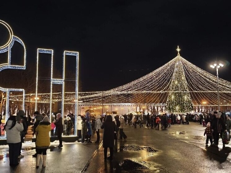     Улицы начнут освобождать от новогодних украшений с февраля, когда начнется активная подготовка к Масленице. Фото: telegram-канал мэра Великого Новгорода Александра Розбаума