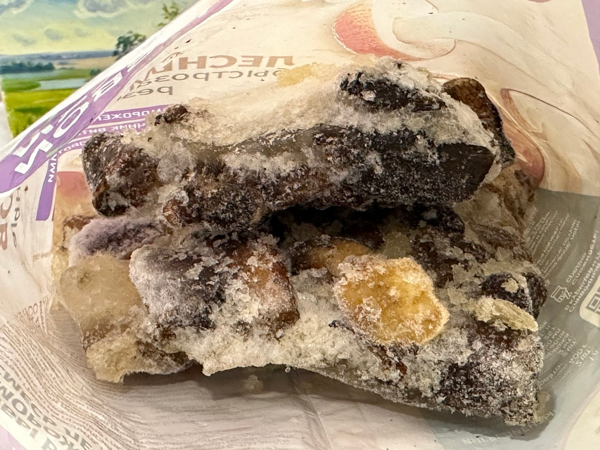 Смесь быстрозамороженных лесных грибов. Фото автора