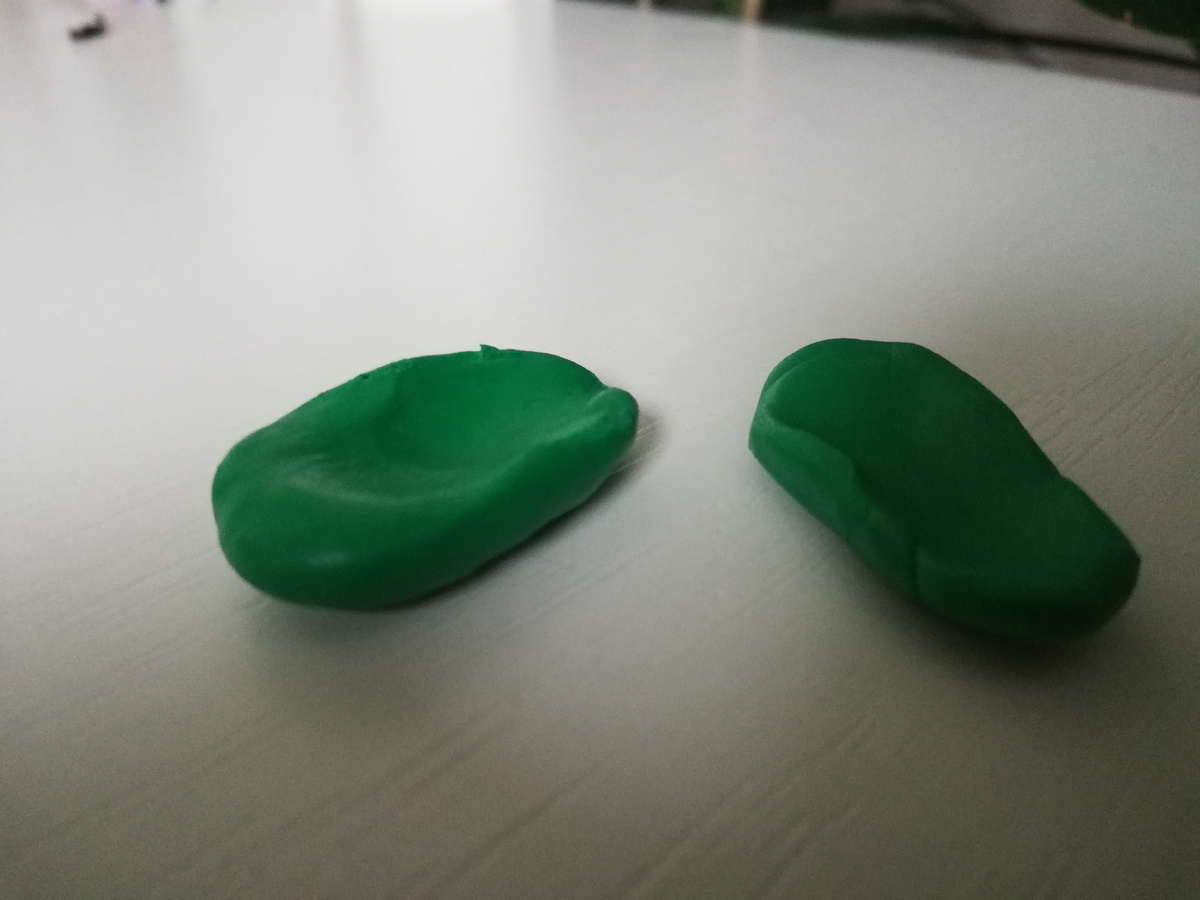 Половинки от будущей головы