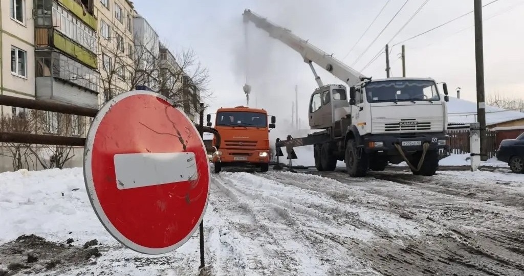 В Северном микрорайоне Кургана произошла авария на сетях теплоснабжения
