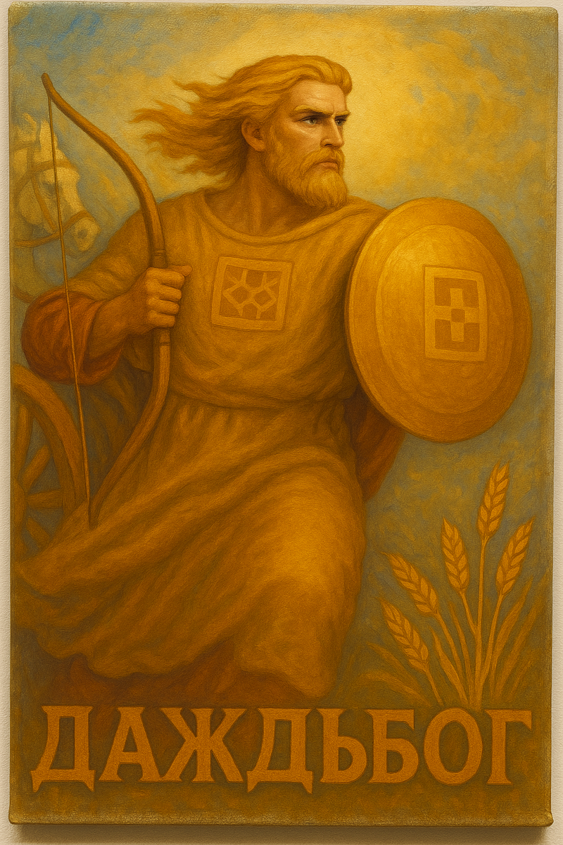 Даждьбог картина по номерам