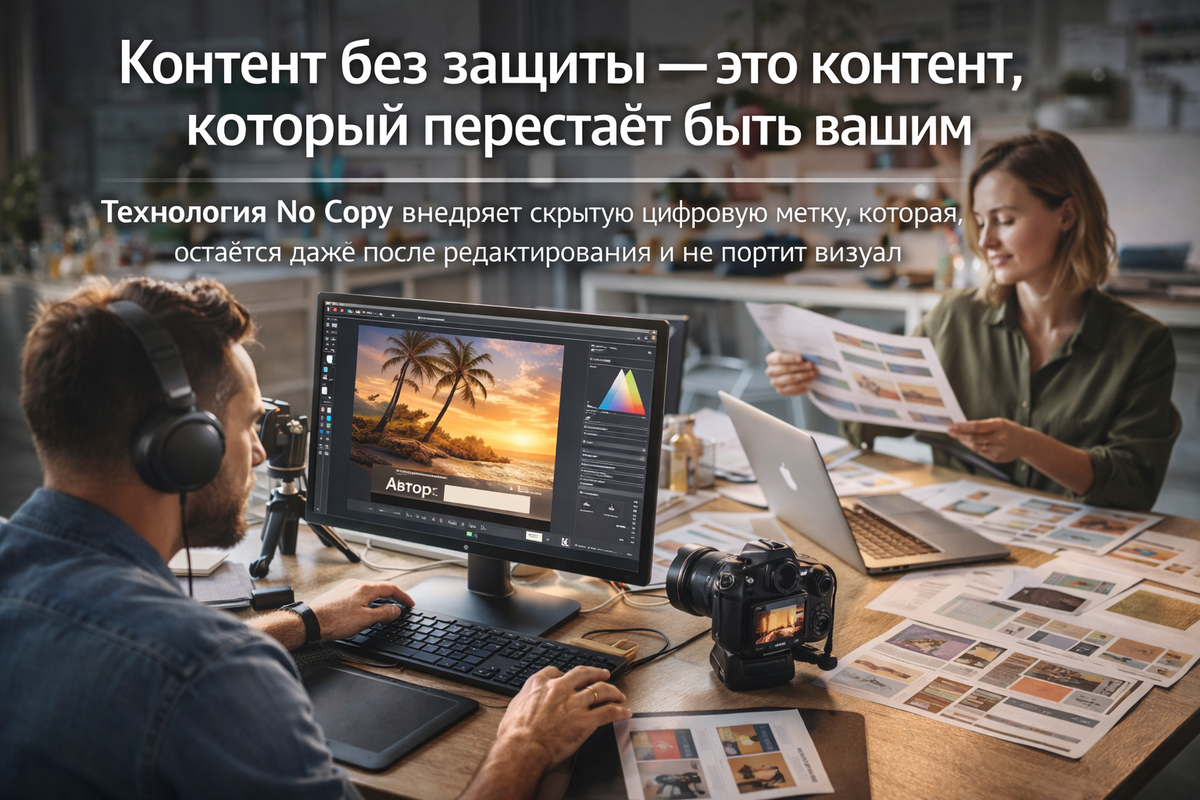 технология No Copy защищает контент, которая не портит визуал