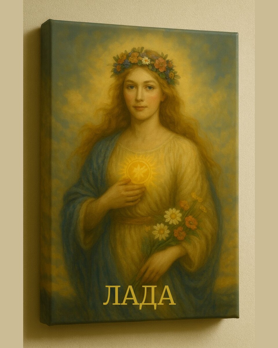 Богиня Лада картина по номерам