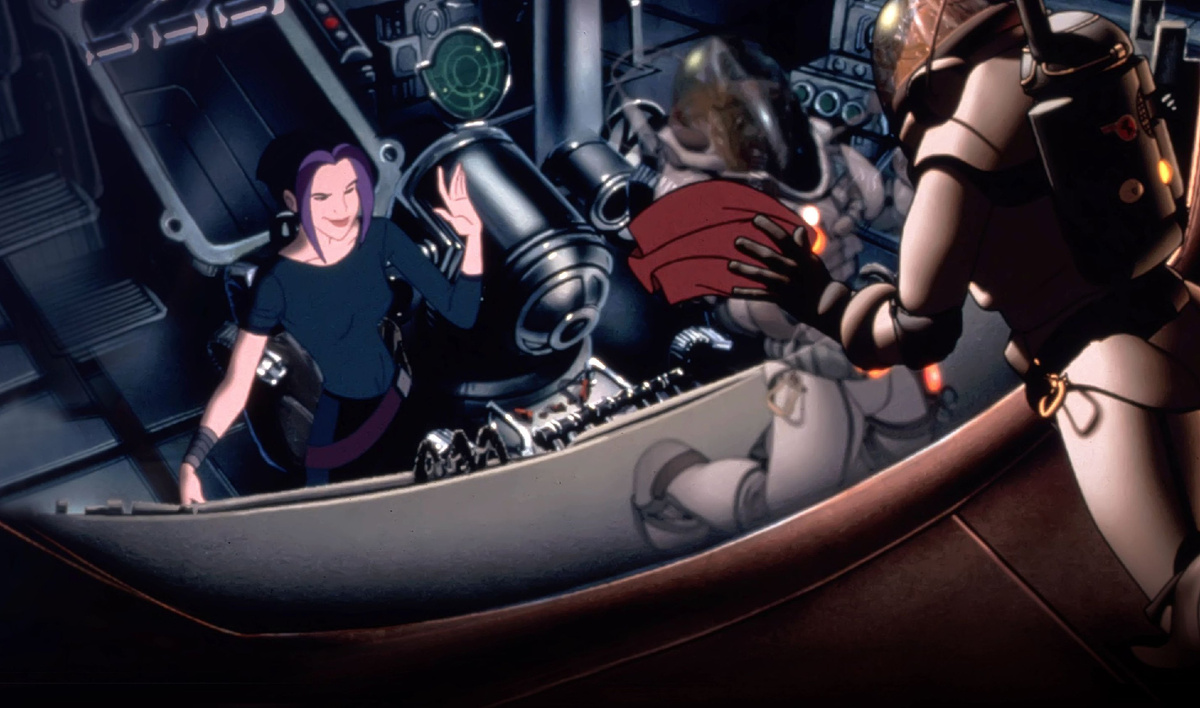 Кадр из фильма «Titan A.E.». Режиссер: Дон Блут. Производство: 20th Century Fox Animation, David Kirschner Productions, Fox Animation Studios, Polyphony Digital. Прокат: Гемини Киномир