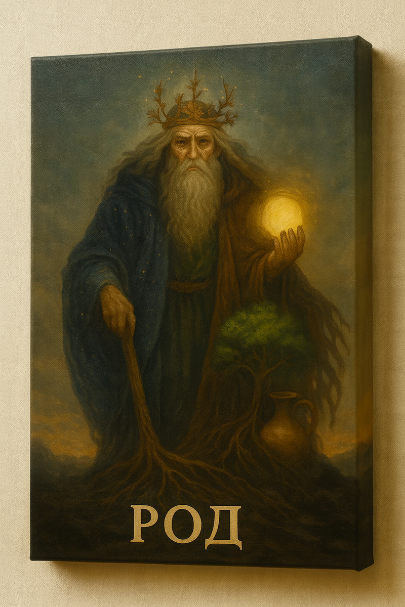 Бог Род картина по номерам
