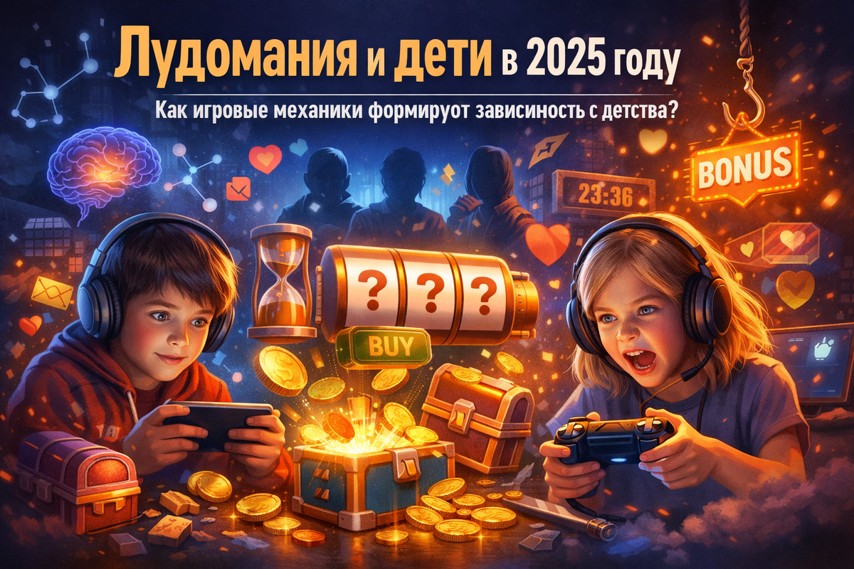 Как игровые механики формируют зависимость с детства 