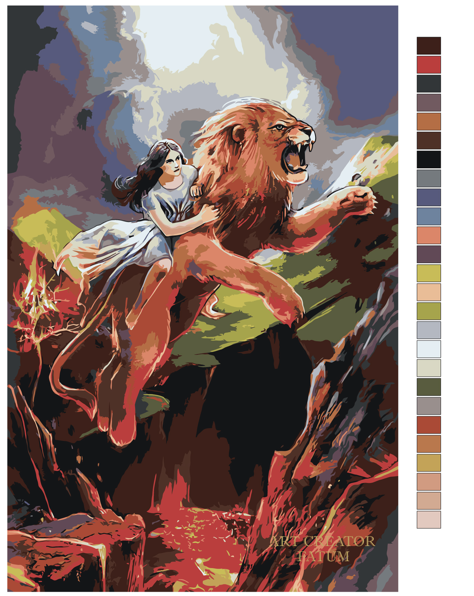 Сила картина по номерам