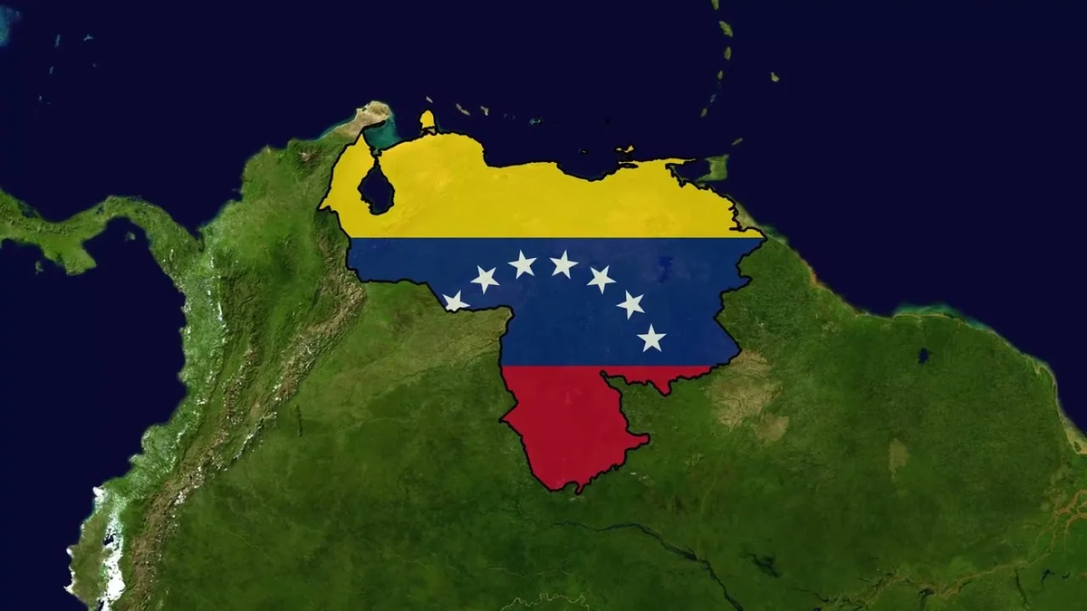 Современная карта Венесуэлы