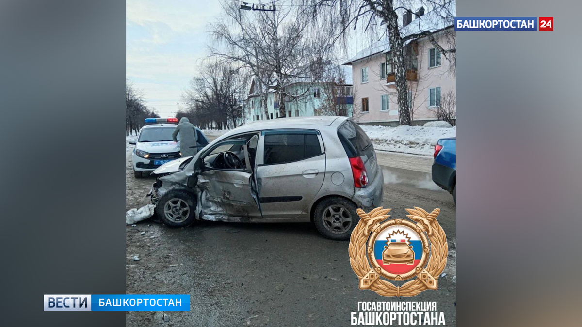   В Башкортостане в ДТП с участием двух автомобилей KIA пострадали водитель и ребенок