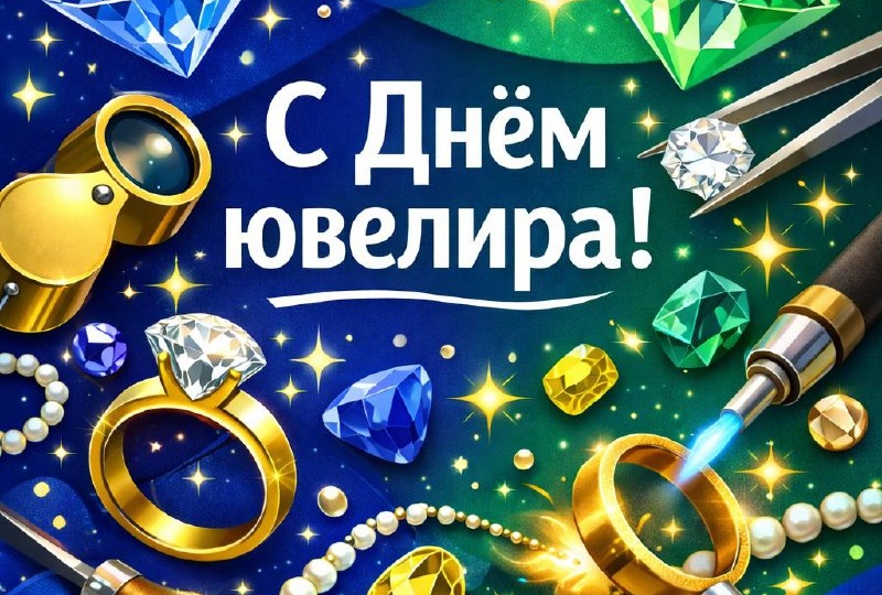 🎉Поздравляем всех, кто связан с ювелирным искусством и ценит настоящее мастерство
