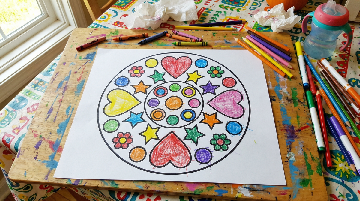 детская мандала