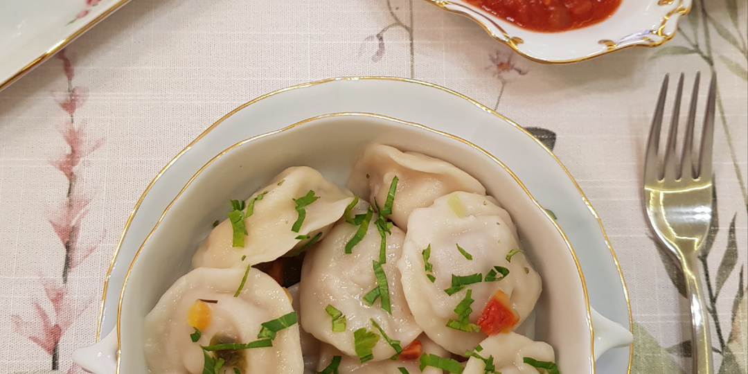 Пельмени со свининой и говядиной