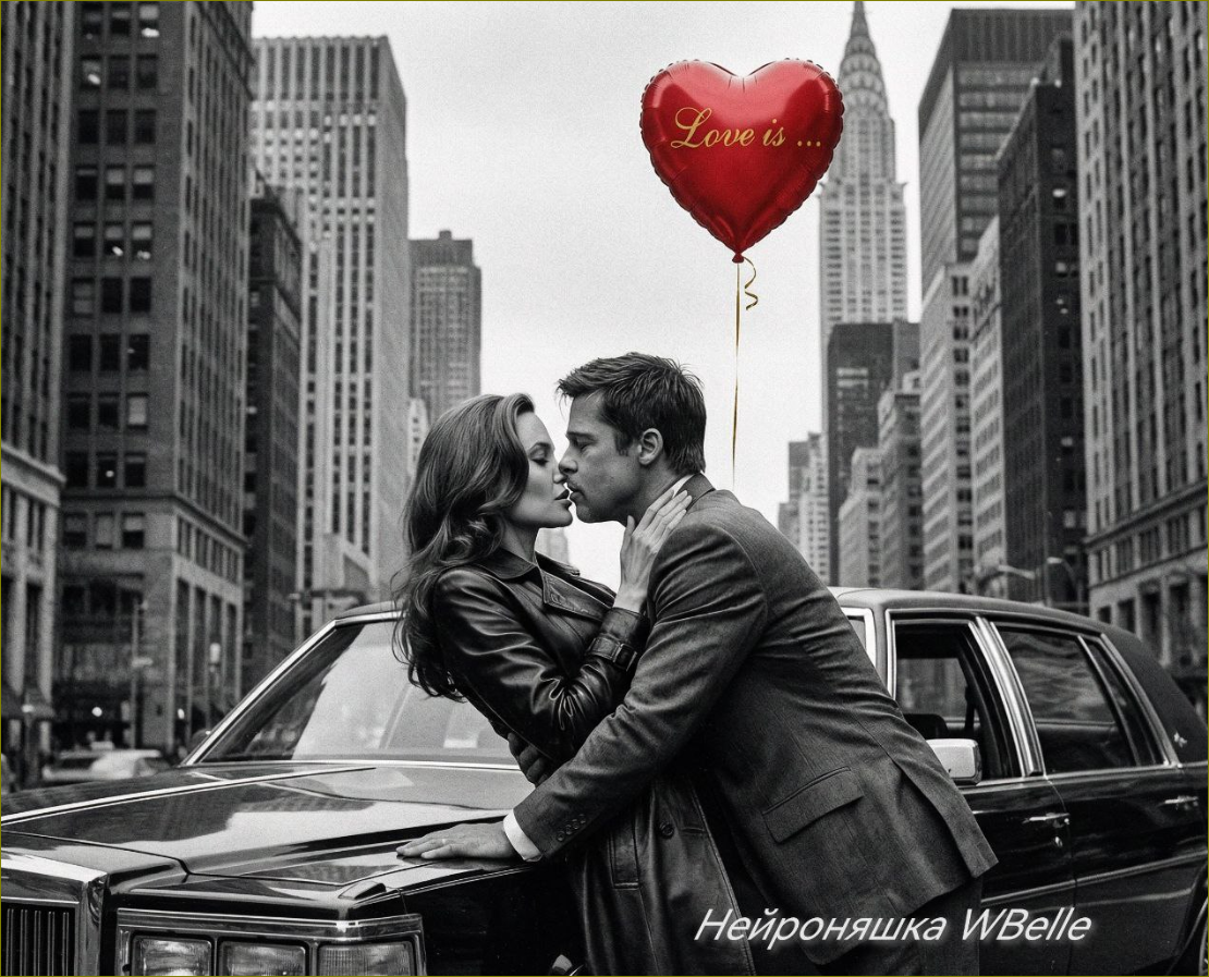 НейроНяшка WBelle Промты Нейрофотосессия к 14 февраля для пары