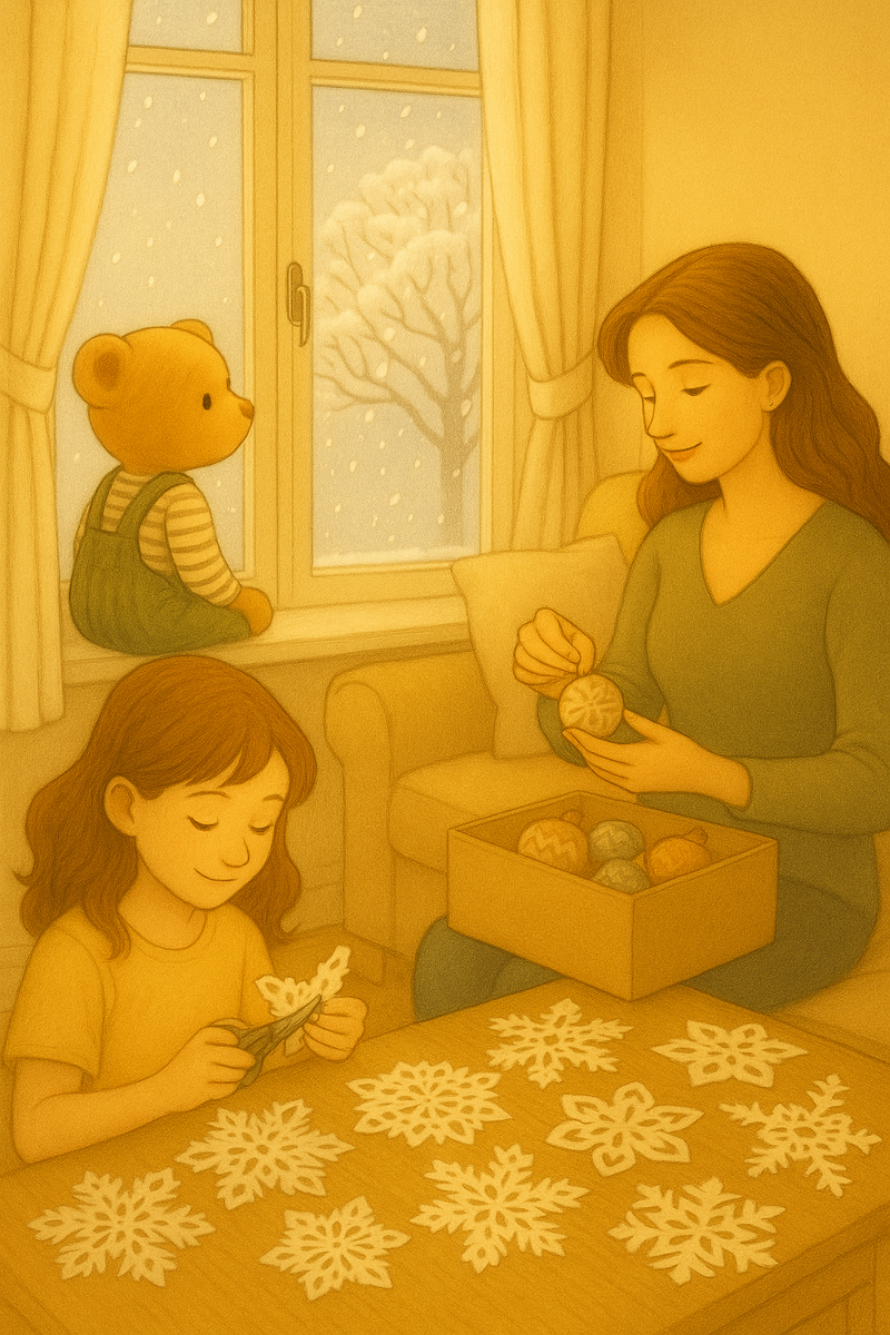 Зимнее утро назадолго до Рождества