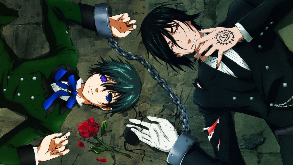 «Темный дворецкий» (Black Butler) — это классика темного фэнтези, которая держится на идеальном балансе эстетики, жестокости и черного юмора.