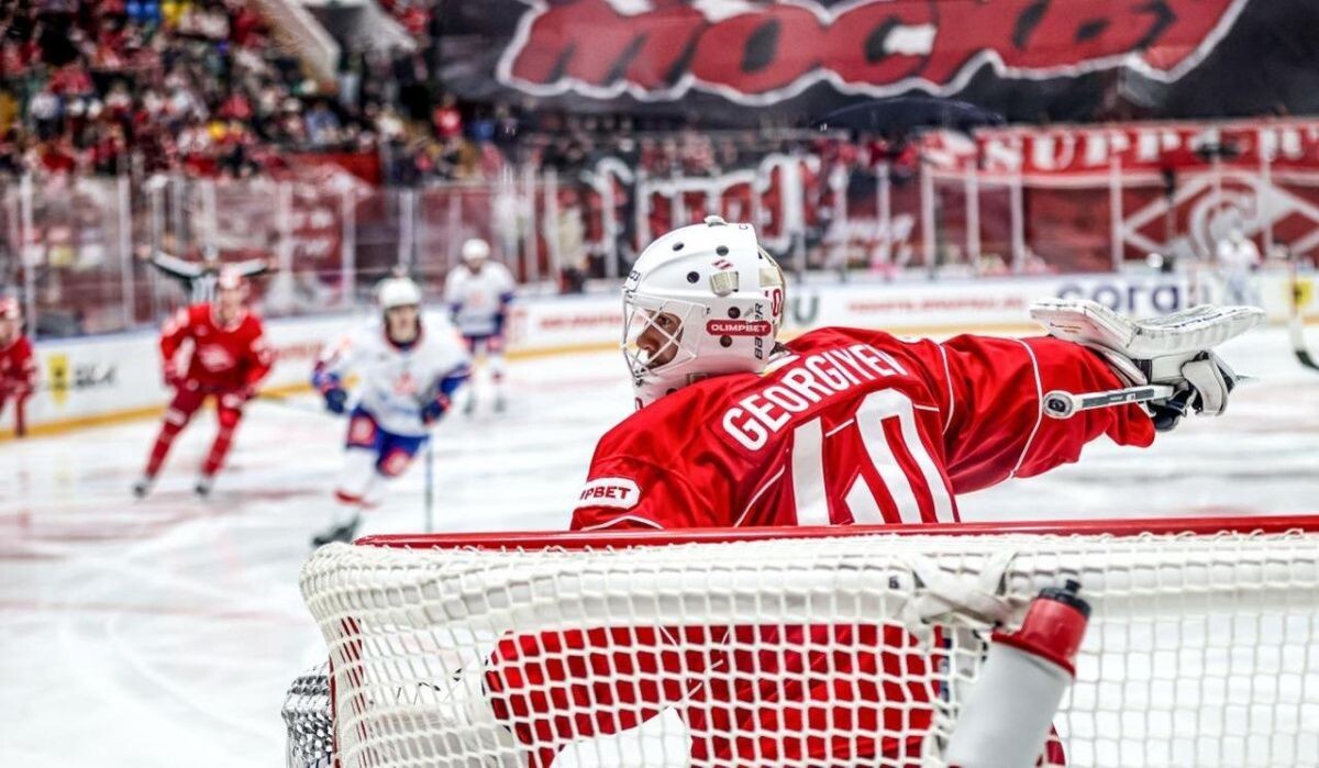     Матч. Источник: vk.com/spartakhc Автор фото: Пресс-служба ХК "Спартак" Москва