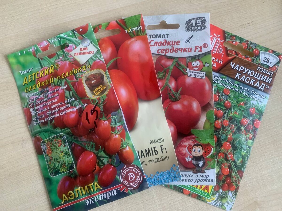 Посела эти сорта. Фото автора