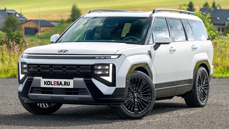    Рендер обновлённого Hyundai Santa Fe
