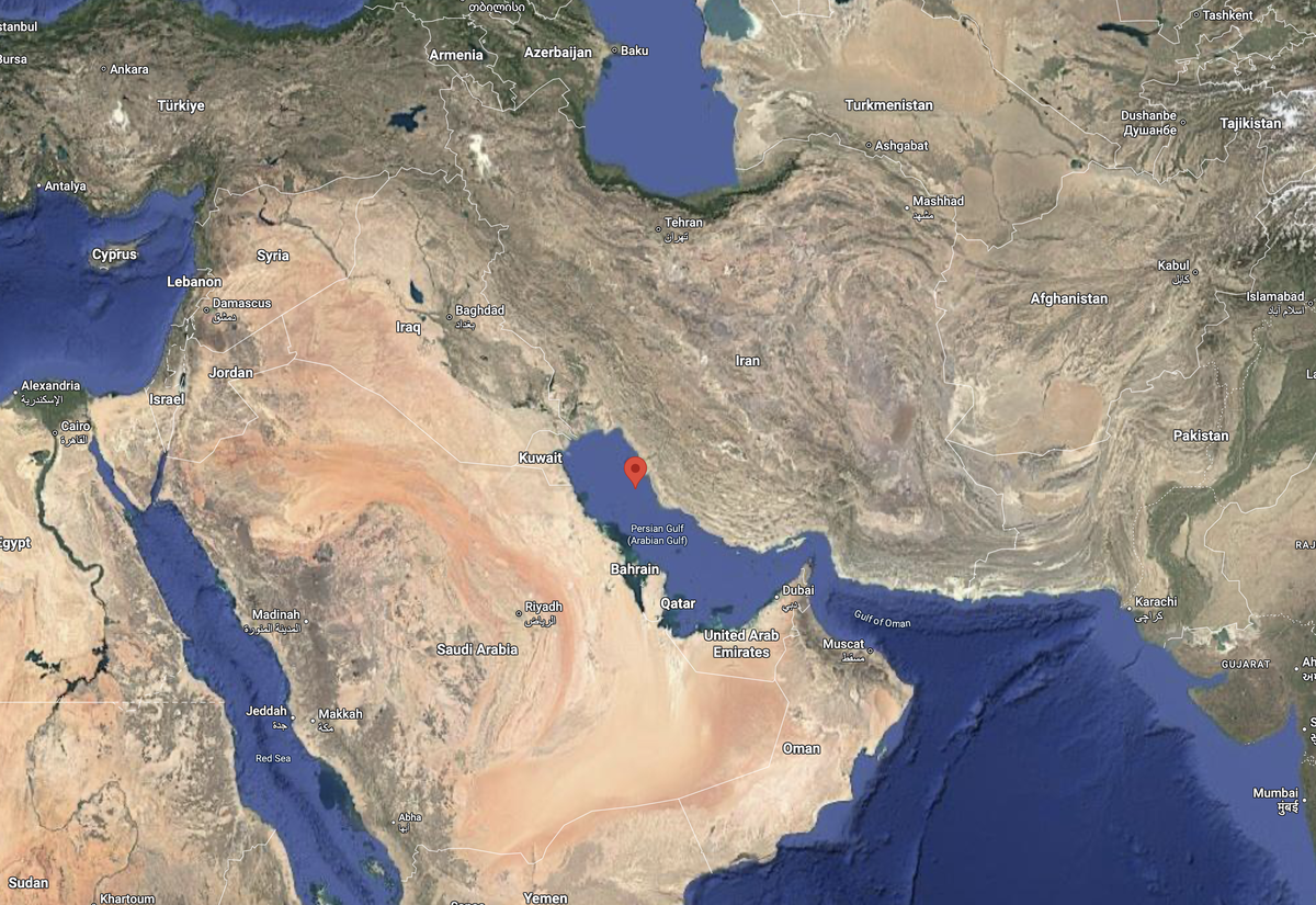 Якобы район наблюдения НЛО