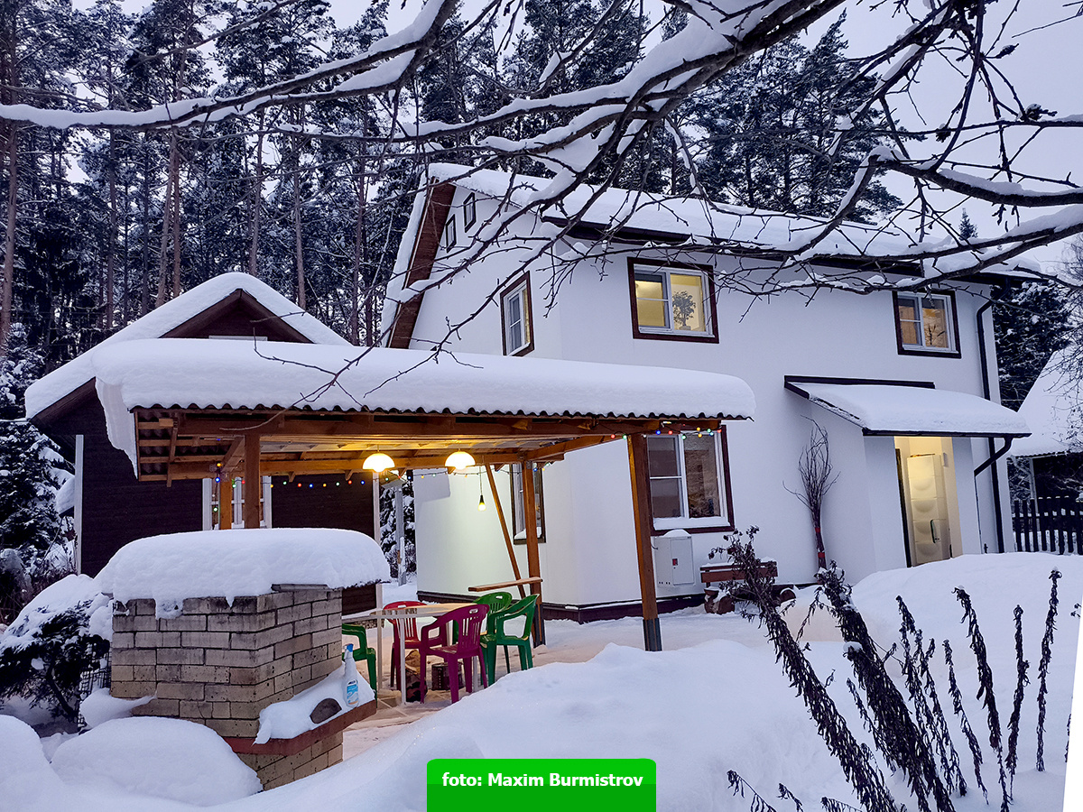 Снеговая нагрузка на беседку слишком велика!