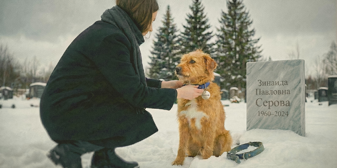 Я надела на него ошейник, который мама не успела подарить. И он впервые за год встал с того места