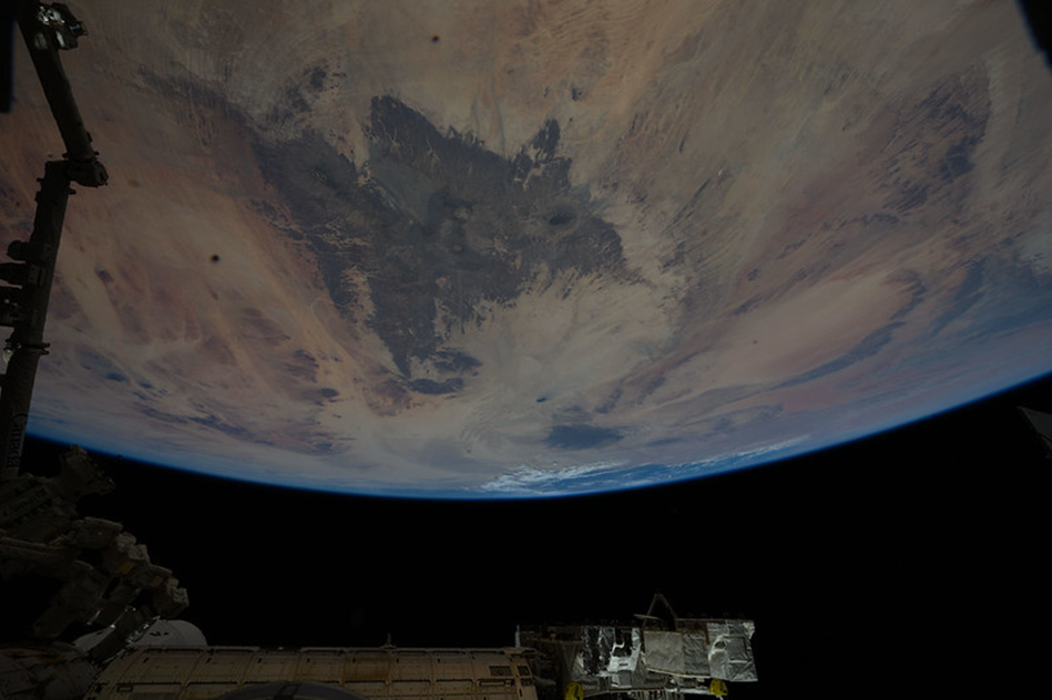 МКС над Тибетом. Фото: nasa.blog.com