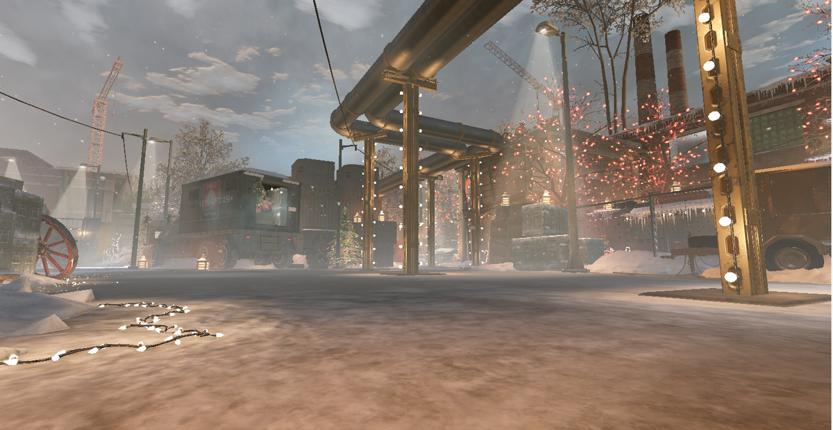 Дорога от стрельбища к дому.