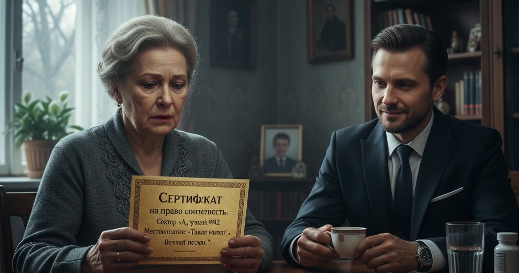 Сын подарил матери на юбилей место на кладбище: «Мам, это элитно, рядом с прокурором, готовиться надо заранее»