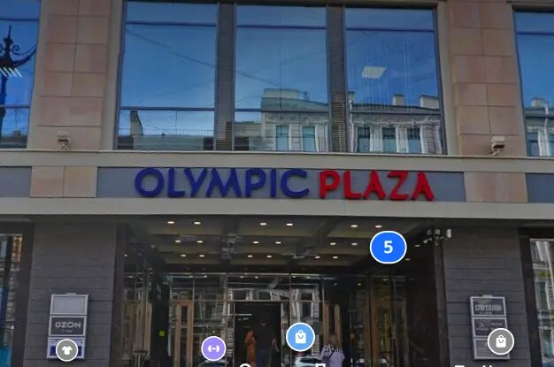    БЦ «Олимпик Плаза». Фото: скриншот сервиса «Яндекс.Панорамы»