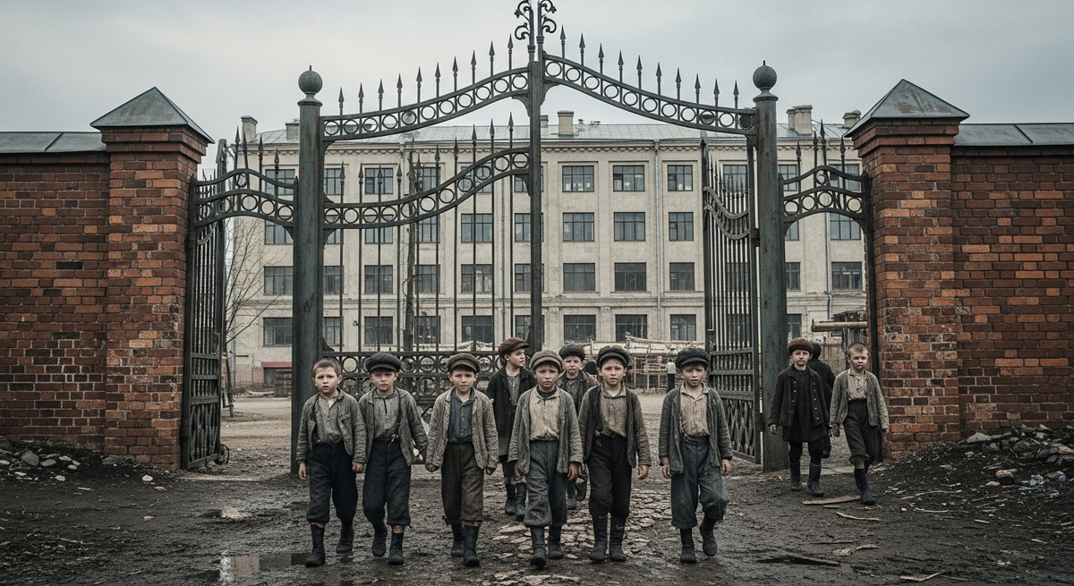 Сотни тысяч российских детей в конце XIX века отправлялись на работу на заводы и фабрики