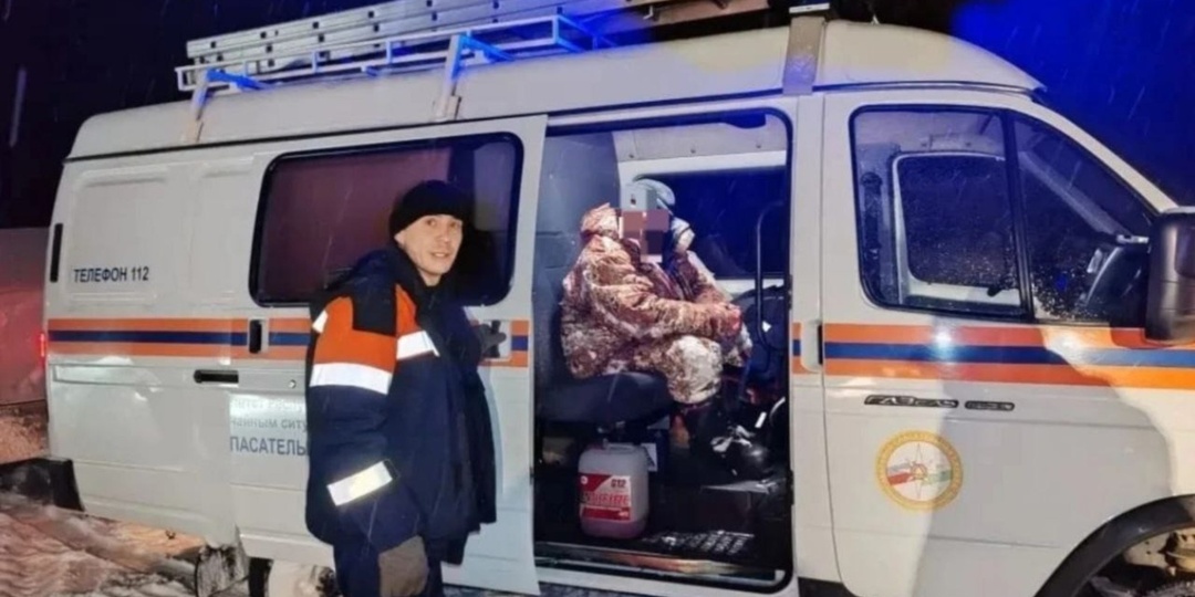 В Башкирии рыбак-лыжник попал в беду