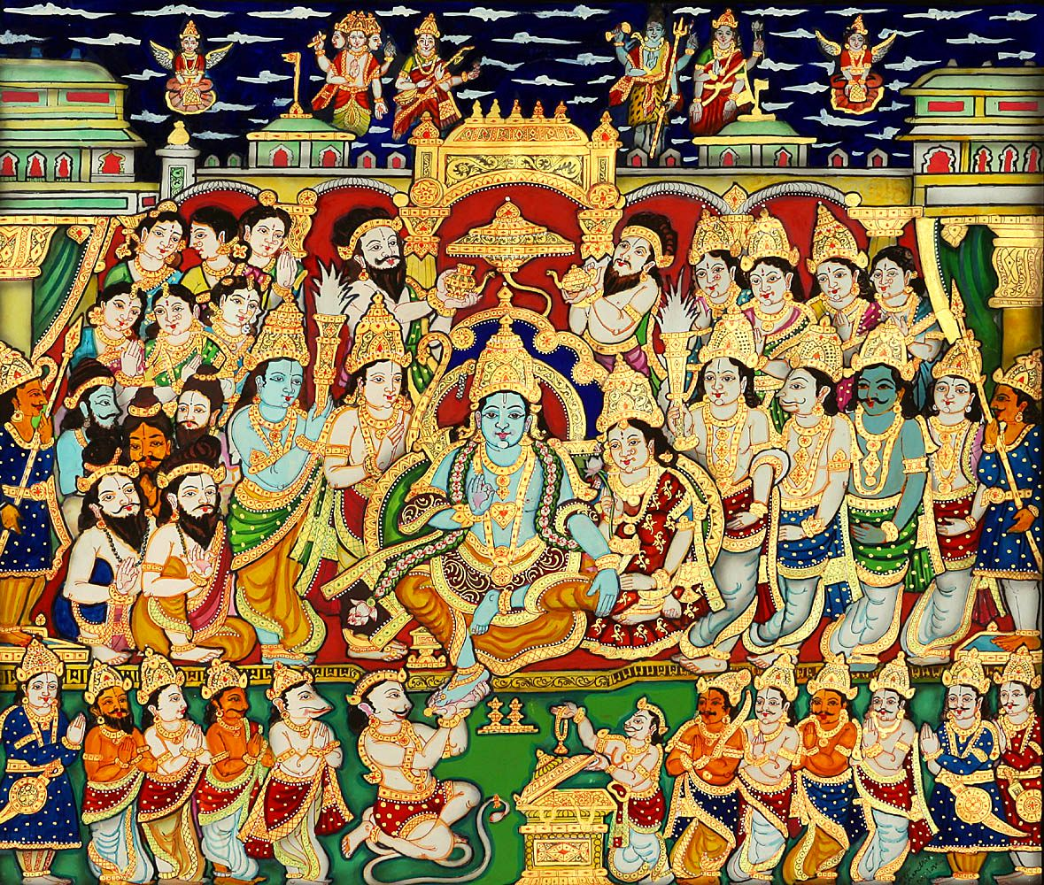 Боги и Дэвы в индуизме.  Изображение из открытых источников.