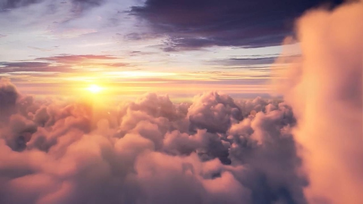    Вы это тоже замечали? Иногда облака плывут одновременно в противоположных направлениях. Источник изображения: es.pinterest.com