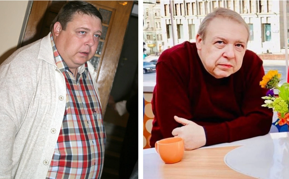 Александр Семчев до и после похудения