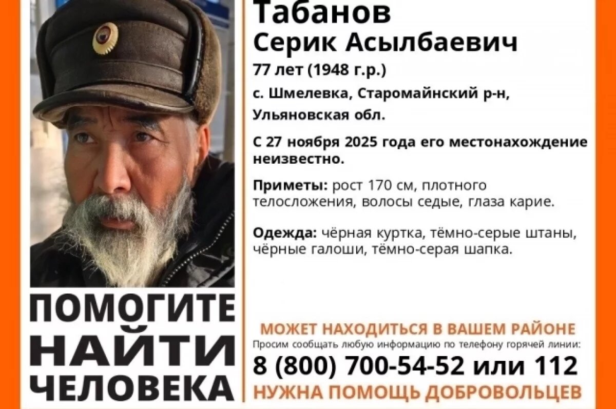    В Ульяновской области ищут четырёх мужчин, пропавших в прошлом году