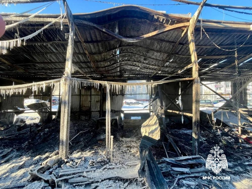 Почему в Твери сгорел рынок на бульваре Ногина