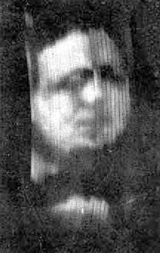 Первая известная фотография изображения на Телевизоре Бэрда.