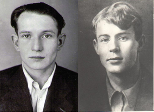 Константин Есенин и его  отец Сергей Есенин