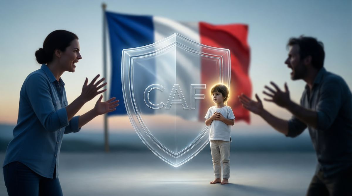 Французское государство встаёт щитом между ссорящимися родителями и ребёнком. Его главное оружие — гарантия: «Деньги ребёнок получит в любом случае