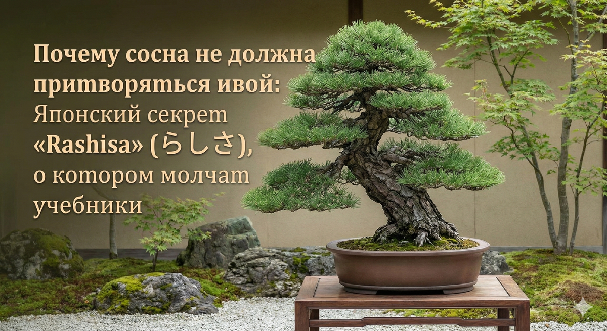 Почему сосна не должна притворяться ивой: Японский секрет «Rashisa» (らしさ), о котором молчат учебники