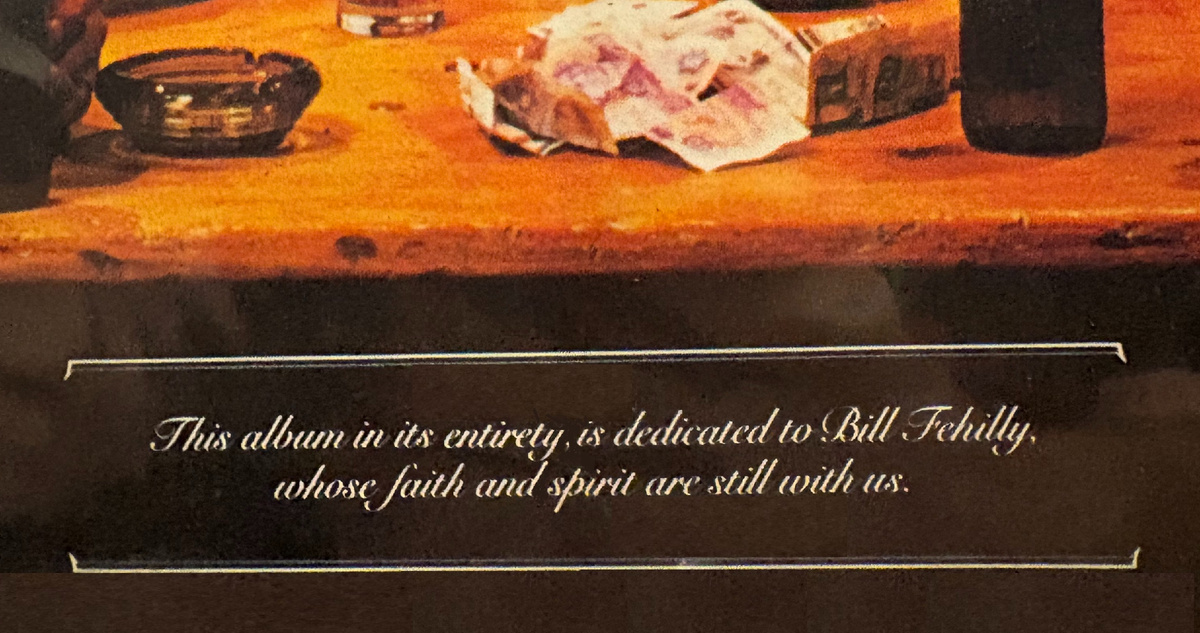 Вот он, тот самый отдельно выделенный эпиграф, на обратной стороне конверта пластинки.