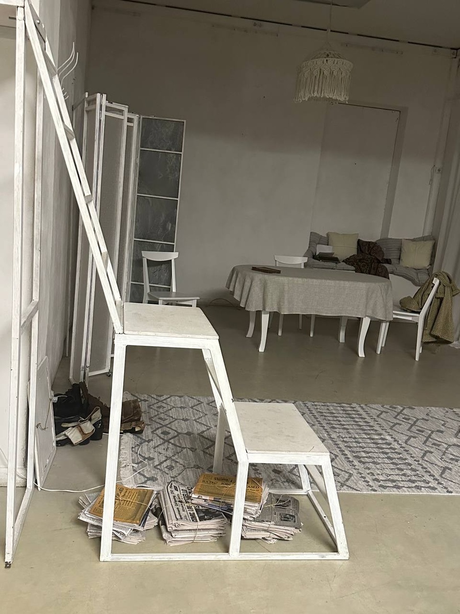 Спектакль «Стеклянный зверинец». МТЮЗ (сцена «Игры во флигеле»). Фото автора.