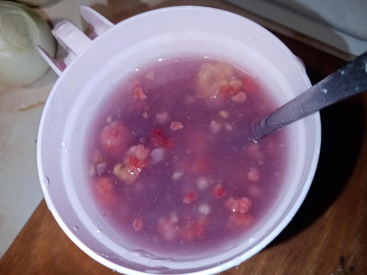 кисель малина-йошта