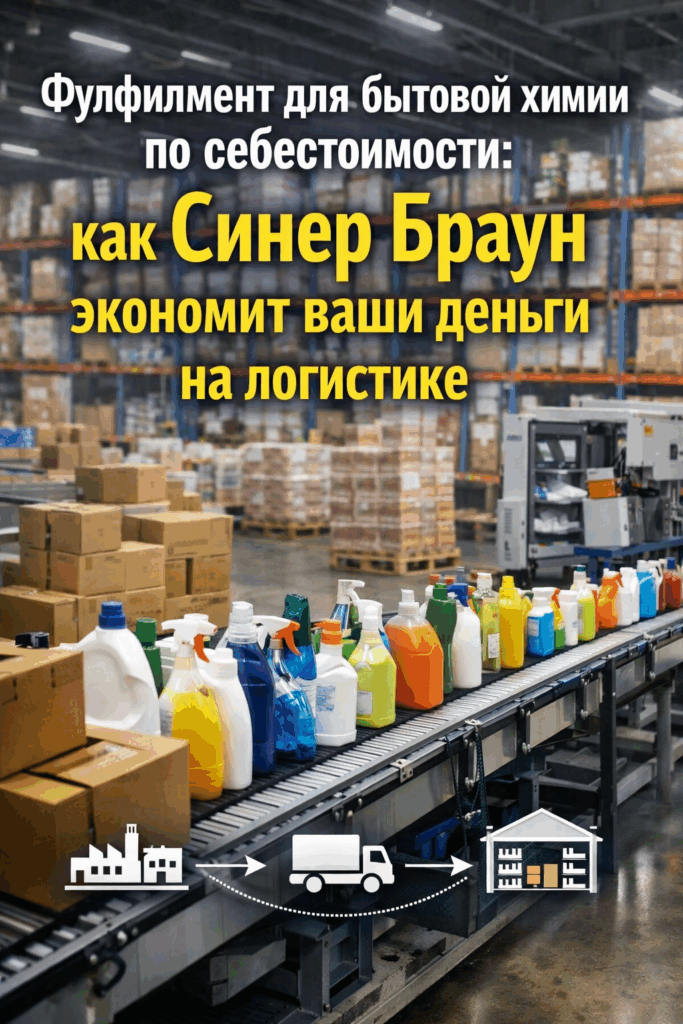    Синер Браун: фулфилмент бытовой химии по себестоимости. СТМ под ключ для маркетплейсов с логистикой на Ozon/WB за 7 дней. SYNERBRAUN