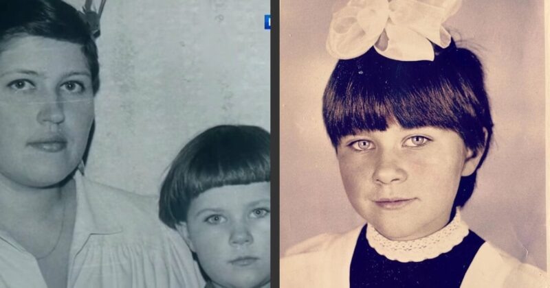    Екатерина Порубель в юные годы, когда она ещё не мечтала о славе.